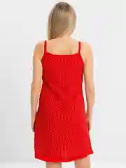 Коралловый ночная сорочка женская, ночнушка на бретельках, ночная рубашка, 100% хлопок 42-56