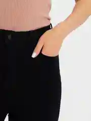 Черный женские джинсы мом, бананы