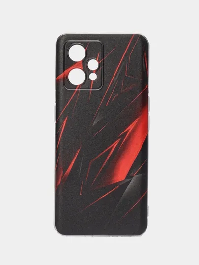Силиконовый чехол на Realme 9/9 Pro Plus / Реалми 9/9 Про Плюс с рисунком, защита камеры