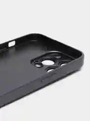Хром силиконовый чехол на iPhone 13, 13 Pro, 13 Pro Max, со стеклянной панелью