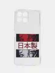 Силиконовый чехол на Honor X8 / Хонор Х8 прозрачный, с рисунком, защита камеры