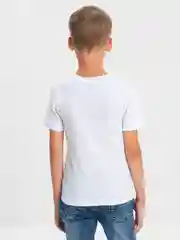 Белый футболка детская
