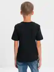 Черный футболка детская