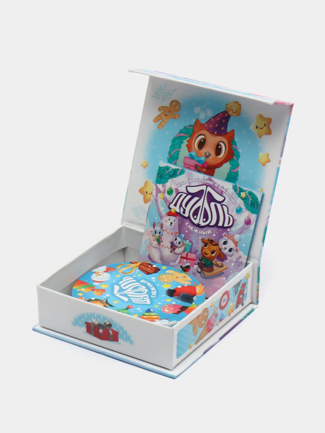 Новогодняя настольная игра Дуббль игра на внимание на реакцию