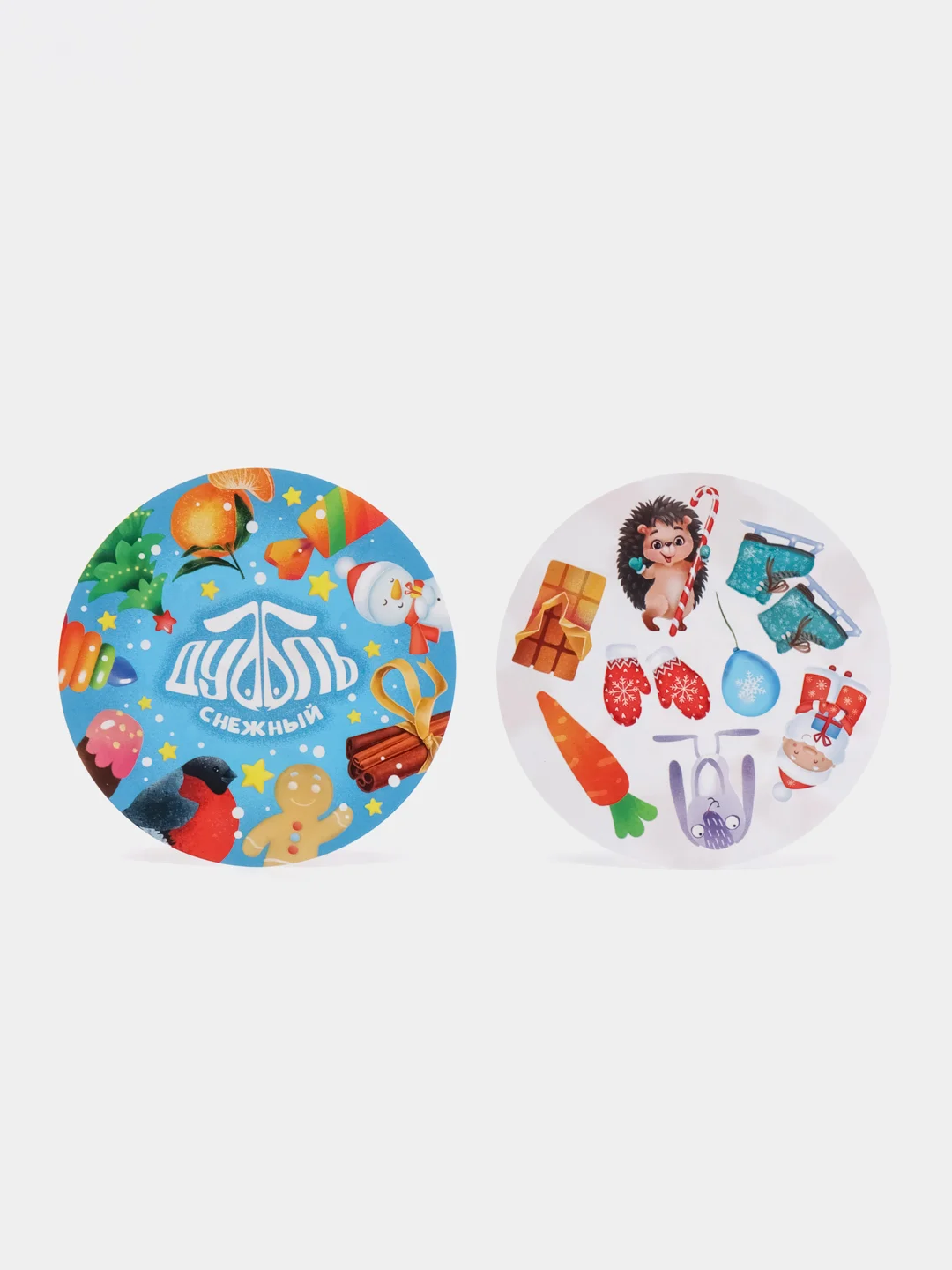 Новогодняя настольная игра Дуббль игра на внимание на реакцию