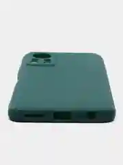 Тёмно-зелёный чехол для Infinix Hot 11S (Инфиникс Хот 11С), силиконовый, матовый
