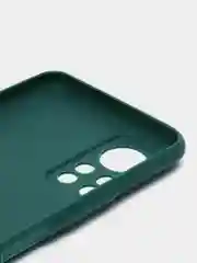 Тёмно-зелёный чехол для Infinix Hot 11S (Инфиникс Хот 11С), силиконовый, матовый