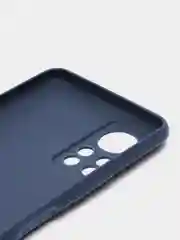 Темно-синий чехол для Infinix Hot 11S (Инфиникс Хот 11С), силиконовый, матовый