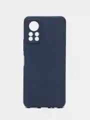 Темно-синий чехол для Infinix Hot 11S (Инфиникс Хот 11С), силиконовый, матовый