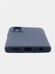 Темно-синий чехол для Infinix Hot 11S (Инфиникс Хот 11С), силиконовый, матовый