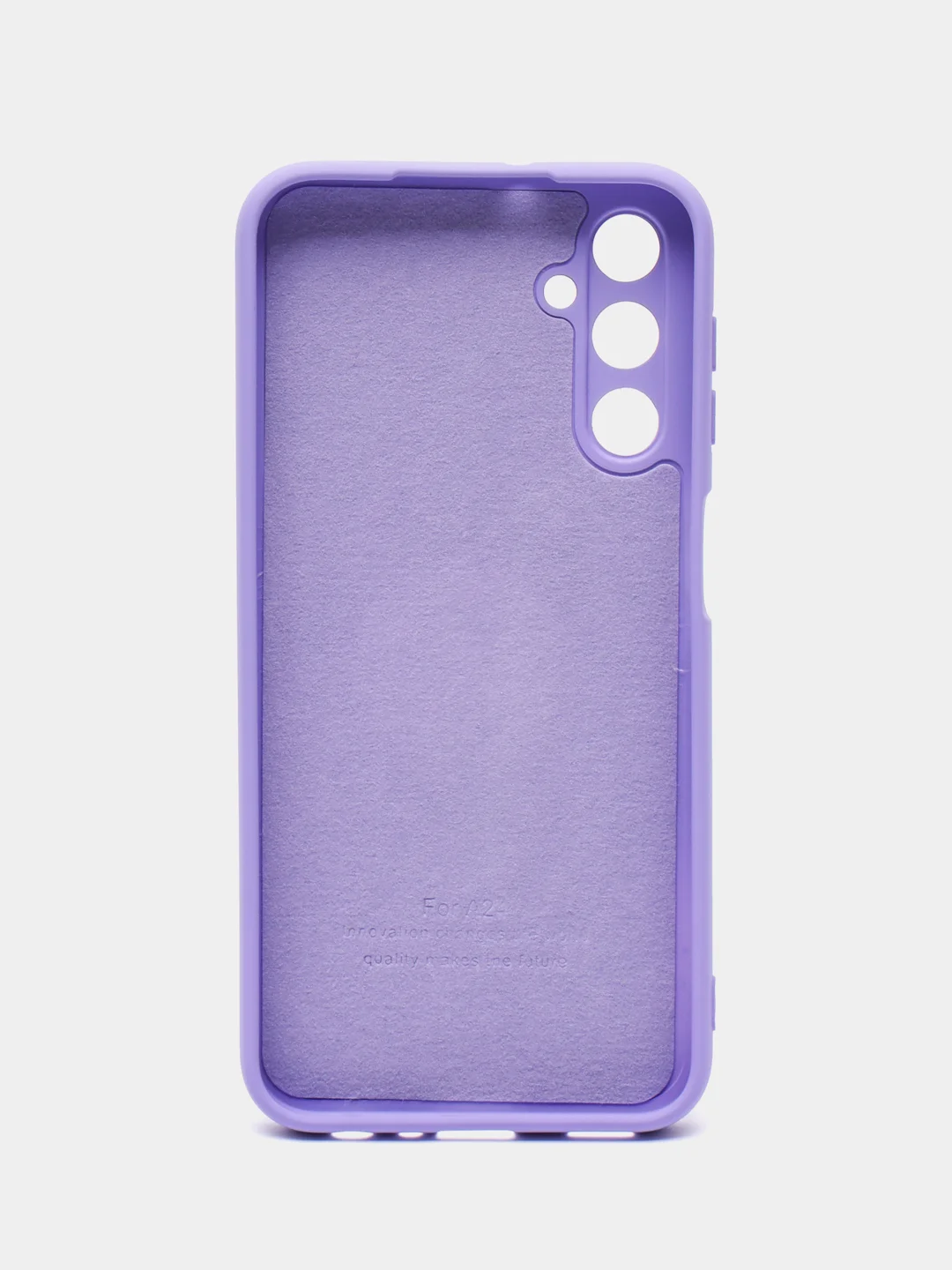 Лавандовый чехол силиконовый для Samsung Galaxy A24, Самсунг Галакси А24, Silicone Cover