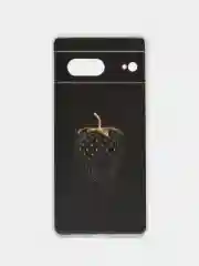 Силиконовый чехол на Google Pixel 7 / Гугл Пиксель 7 прозрачный, с рисунком, защита камеры