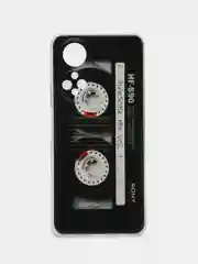 Силиконовый чехол на Honor X7 2022 / Хонор Х7 2022 прозрачный, с рисунком, защита камеры