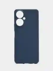 Темно-синий чехол Tecno Camon 19/19 Pro 4G силиконовый, цветной, матовый