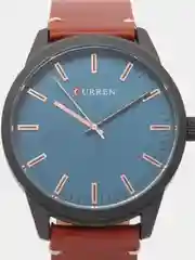 Синий мужские наручные часы Curren 8386 в подарочной упаковке
