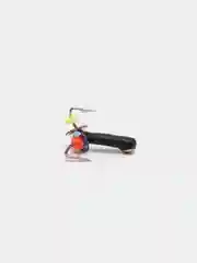 Золотой мормышка вольфрам для рыбалки, крючки Mustad "Чертик", до 1,5г, зимняя, вольфрамовый черт