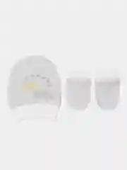 Серый комплект для новорожденного