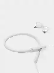 Белый беспроводные Bluetooth-наушники вакуумные с шейным шнурком MC BG31S
