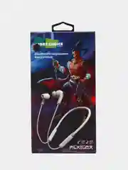Белый беспроводные Bluetooth-наушники вакуумные с шейным шнурком MC BG31S