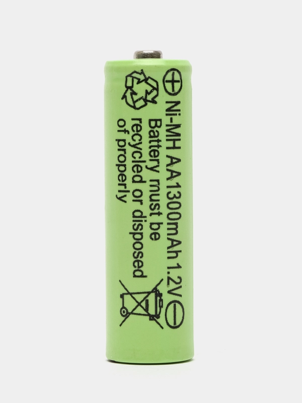 Аккумулятор Ni-MH AA 1300mah 1.2V пальчиковый с наконечником