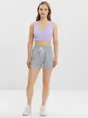 Розовый шорты женские спортивные на резинке