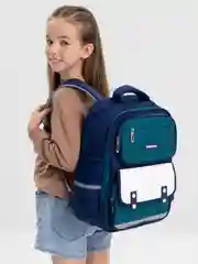 Зеленый рюкзак школьный, ранец, портфель