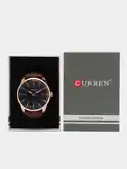 Синий мужские наручные часы Curren 8390 в подарочной упаковке