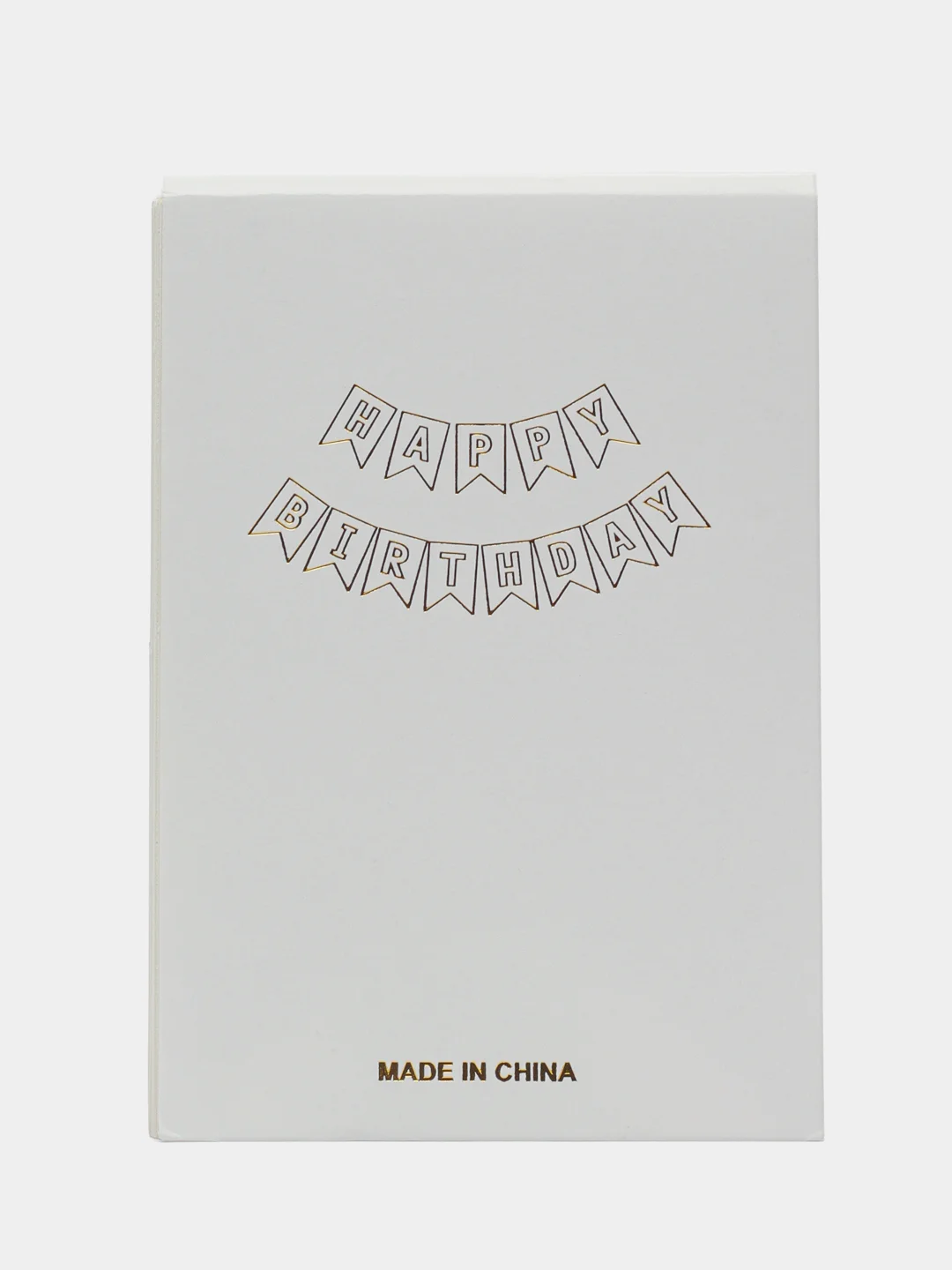 Белый гирлянда-растяжка, на день рождения "Happy Birthday"