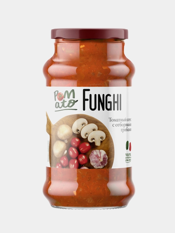 Соус POMATO томатный, с отборными грибами, 350 г