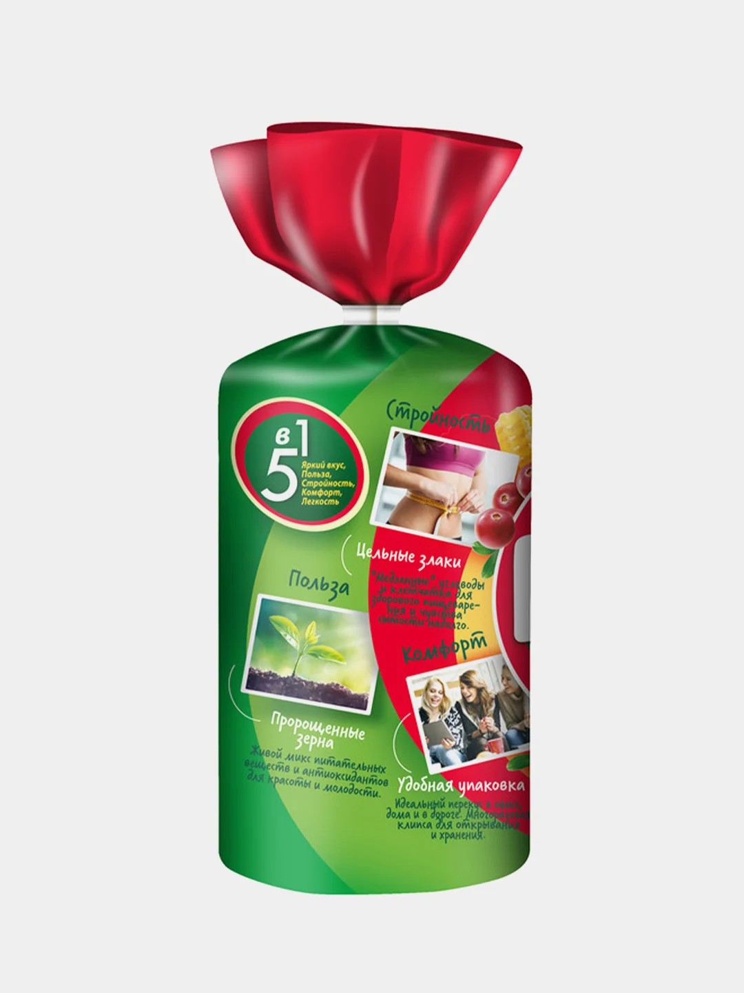 Хлебцы FITSTART мультизлаковые, Брусника, Имбирь и Мед, 100 г