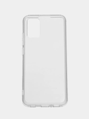 Чехол силиконовый для Samsung Galaxy A02s Soft Clear Cover, накладка, бампер затемненный
