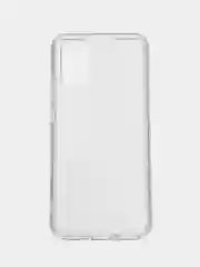 Прозрачный чехол силиконовый для Samsung Galaxy A02s Soft Clear Cover, накладка, бампер затемненный