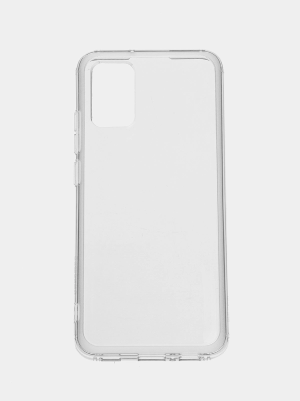 Чехол силиконовый для Samsung Galaxy A02s Soft Clear Cover, накладка, бампер затемненный