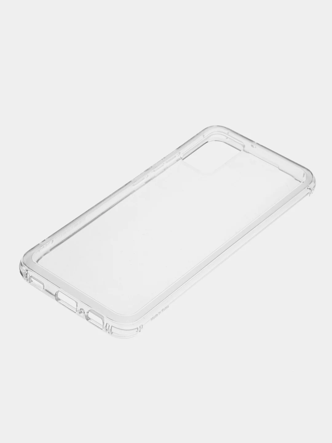 Прозрачный чехол силиконовый для Samsung Galaxy A02s Soft Clear Cover, накладка, бампер затемненный