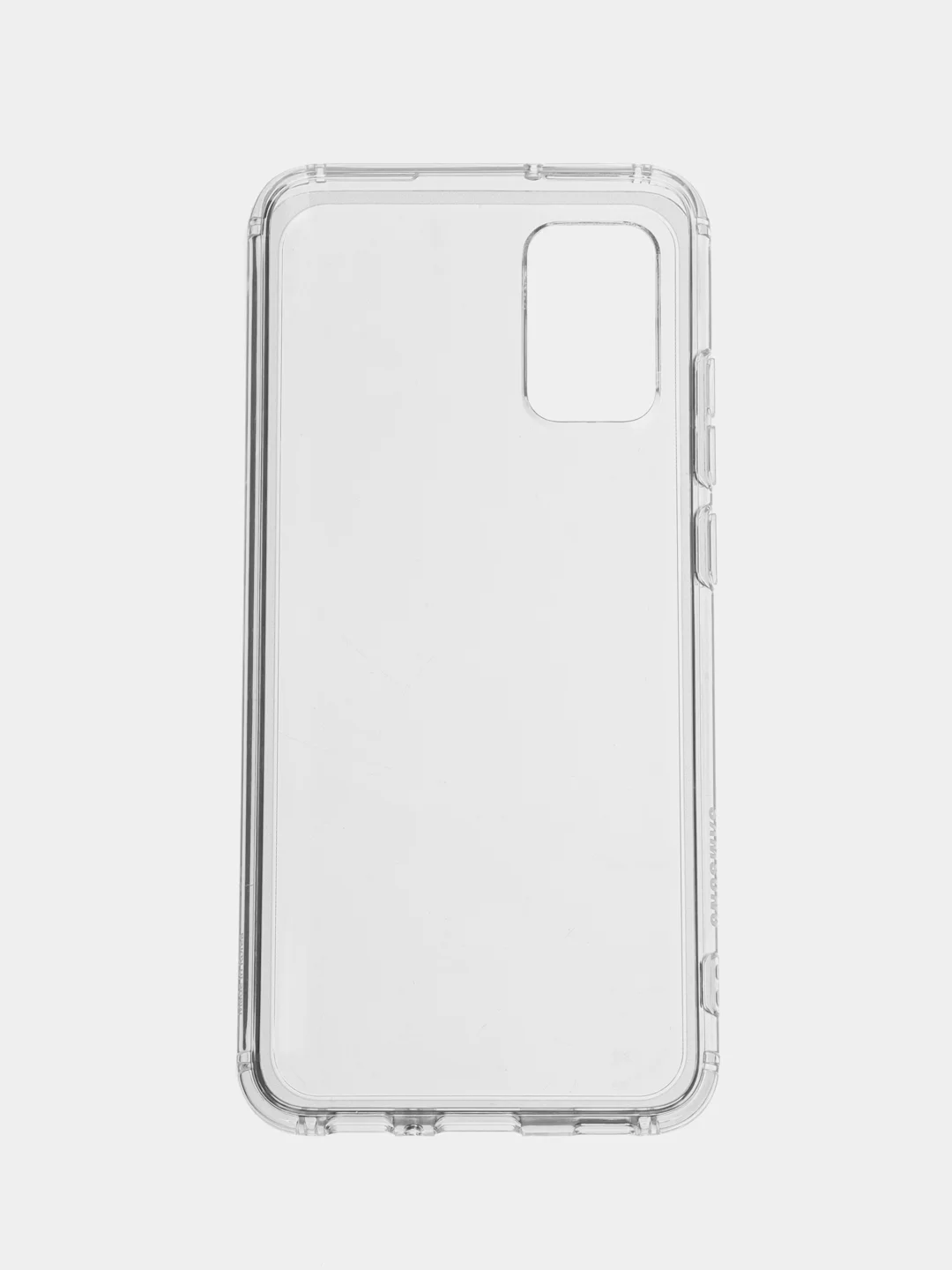 Прозрачный чехол силиконовый для Samsung Galaxy A02s Soft Clear Cover, накладка, бампер затемненный