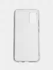 Прозрачный чехол силиконовый для Samsung Galaxy A02s Soft Clear Cover, накладка, бампер затемненный