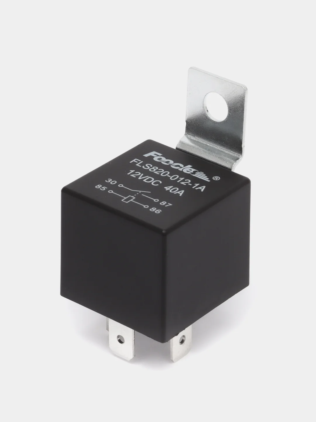 Реле FLS820-012-1A 12VDC 40A 4P с кронштейном