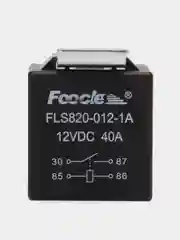 Реле FLS820-012-1A 12VDC 40A 4P с кронштейном