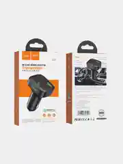Автомобильный FM-трансмиттер hoco E59 С МИКРОФОНОМ Bluetooth,