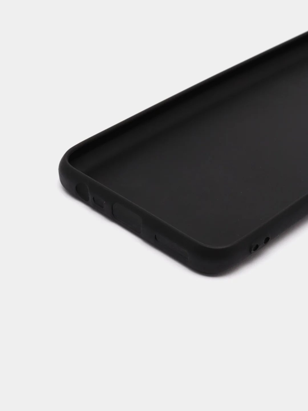 Хром чехол Realme 8 / Realme 8 Pro Реалми 8 Про черный силиконовый матовый