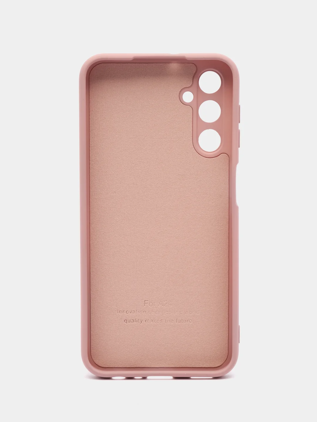 Бежевый чехол силиконовый для Samsung Galaxy A24, Самсунг Галакси А24, Silicone Cover