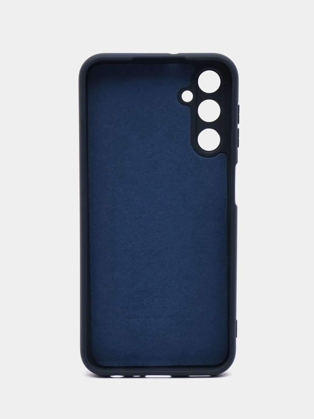 Темно-синий чехол силиконовый для Samsung Galaxy A24, Самсунг Галакси А24, Silicone Cover