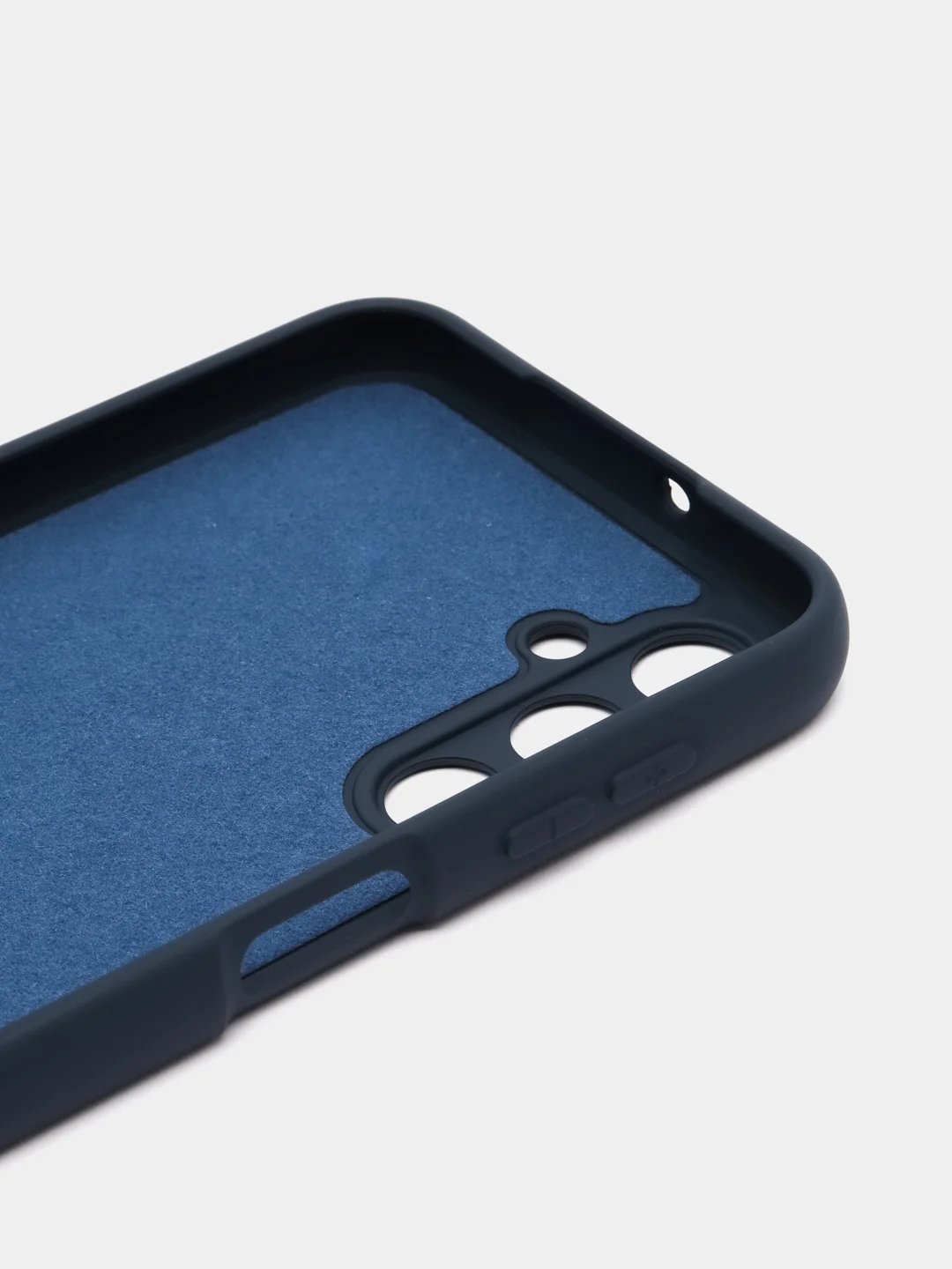 Темно-синий чехол силиконовый для Samsung Galaxy A24, Самсунг Галакси А24, Silicone Cover