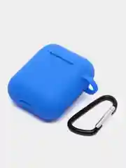 Синий силиконовый чехол для наушников Apple AirPods 2, 3, Pro, Pro 2