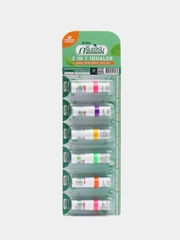 Тайский ингалятор Green Herb 2 в 1, натуральные масла, 6 штук