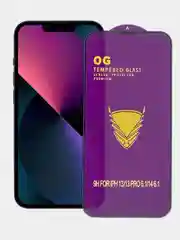 Черный защитное стекло OG для Apple iPhone 7, 8, Plus X, Xs, 11 Pro, XR, 13 Pro, 14, 15 Pro Max