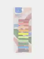 Закладки клейкие LOREX PLASTIC SIMPLE 45х10 мм 20 шт 10 цв., комплект 1 шт