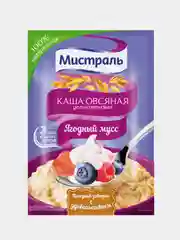 Каша овсяная МИСТРАЛЬ Ягодный Мусс, 25 штук по 40 г
