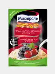Каша мультизлаковая МИСТРАЛЬ Сильный иммунитет, 12 штук по 40 г