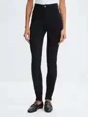 Серый джинсы skinny женские с высокой посадкой